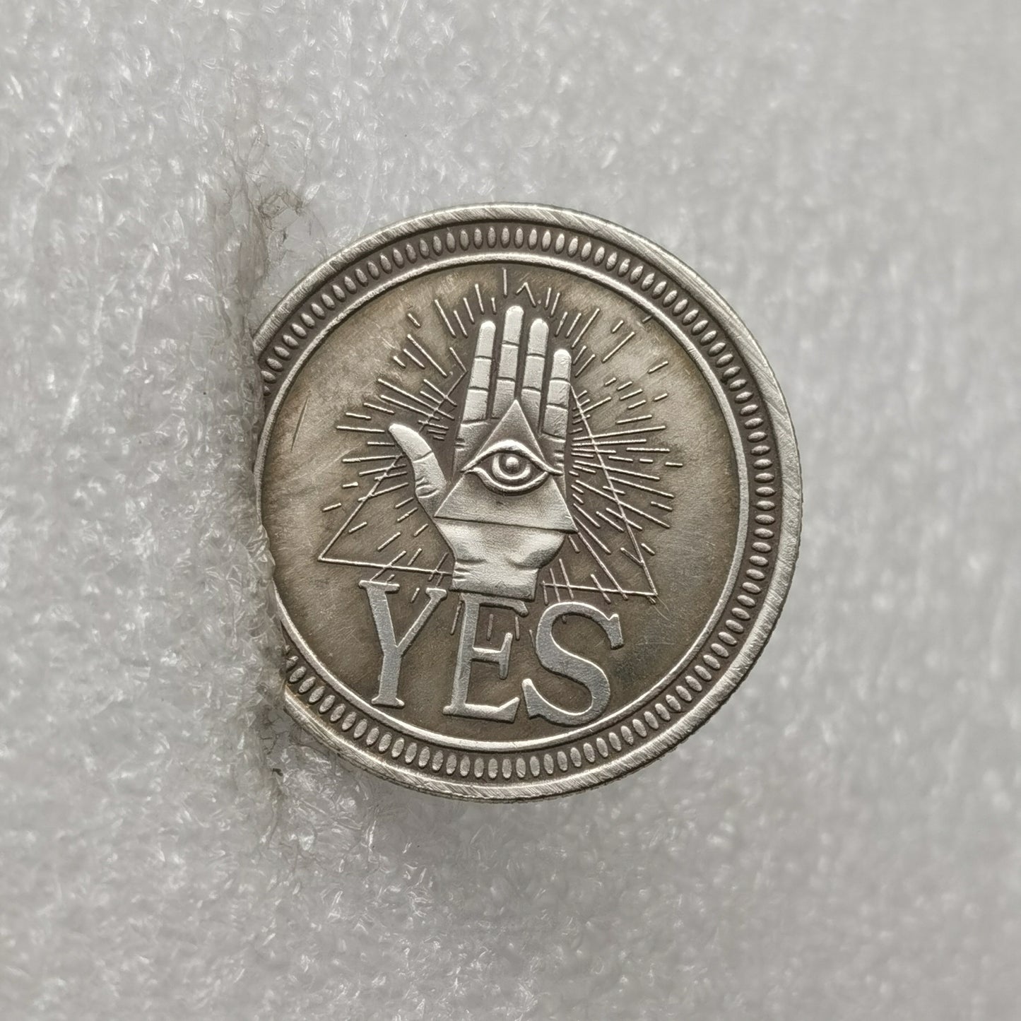 YES Or NO Lucky Coin, Make Decision Souvenir Coin, Double Sided Badge, Collectible Beautiful Gifts