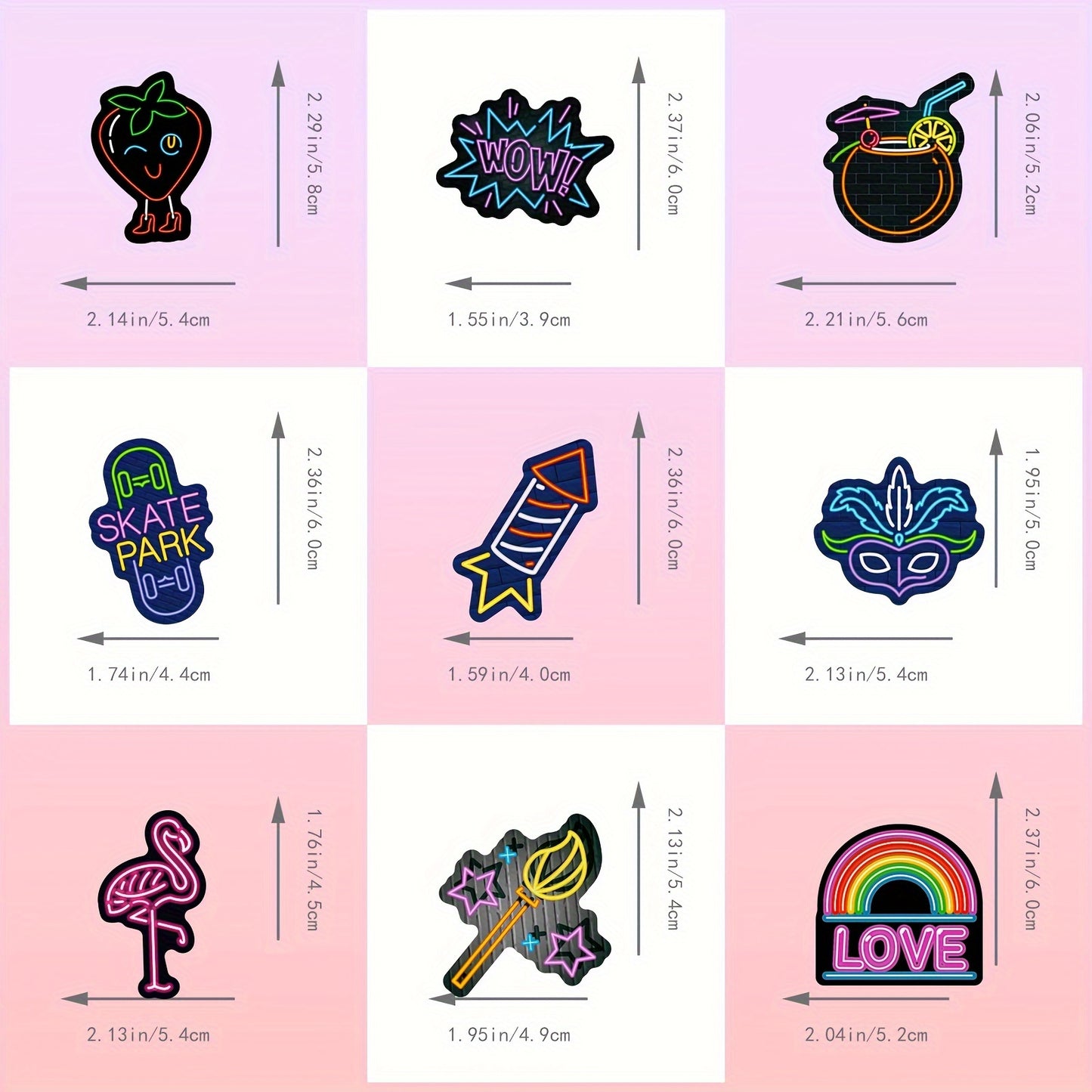 200pcs Dopamine Neon Mixed Stickers, Colorful Graffiti Stickers For Motorcycle Luggage Refrigerator Easter gift