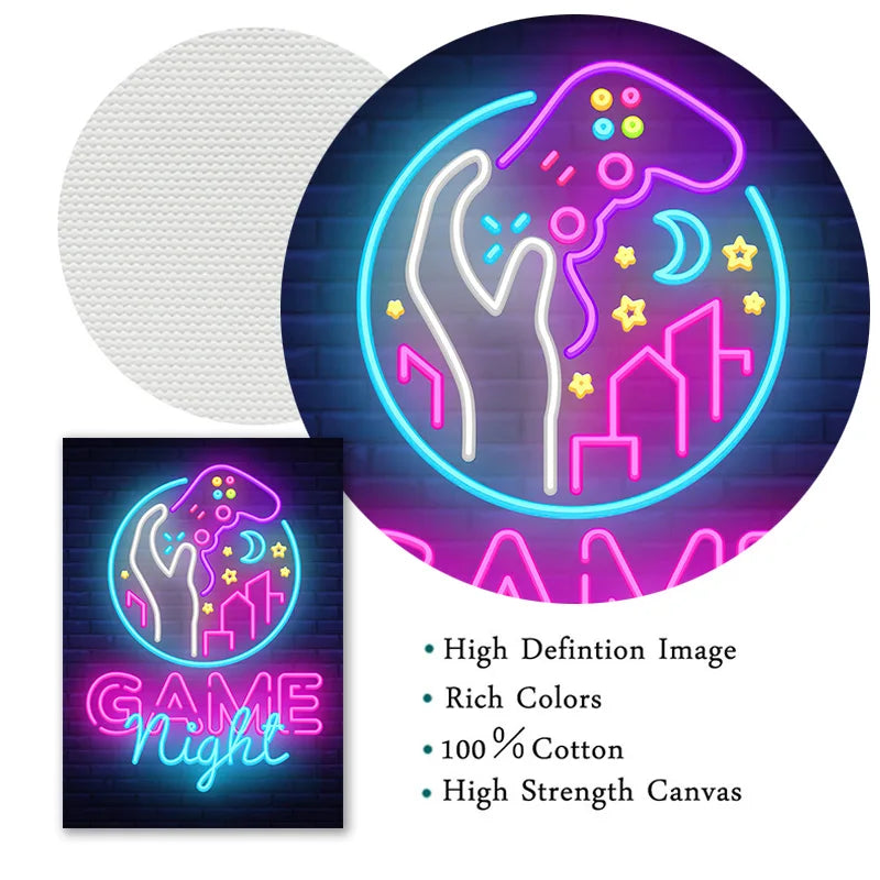 neon wall art