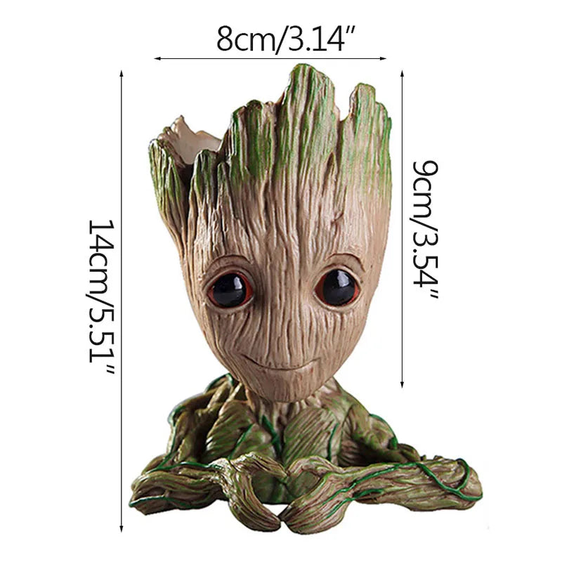 Groot cartoon statue