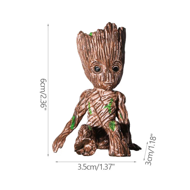 Groot cartoon statue
