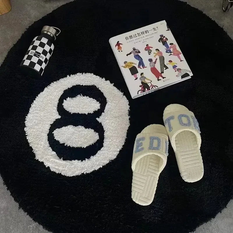 pool 8 game room rug