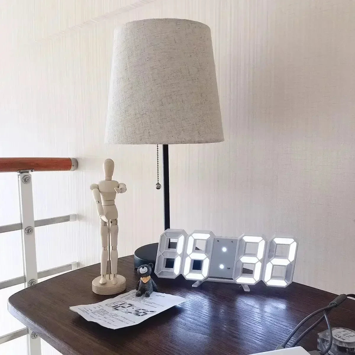 Digital Clock Wall