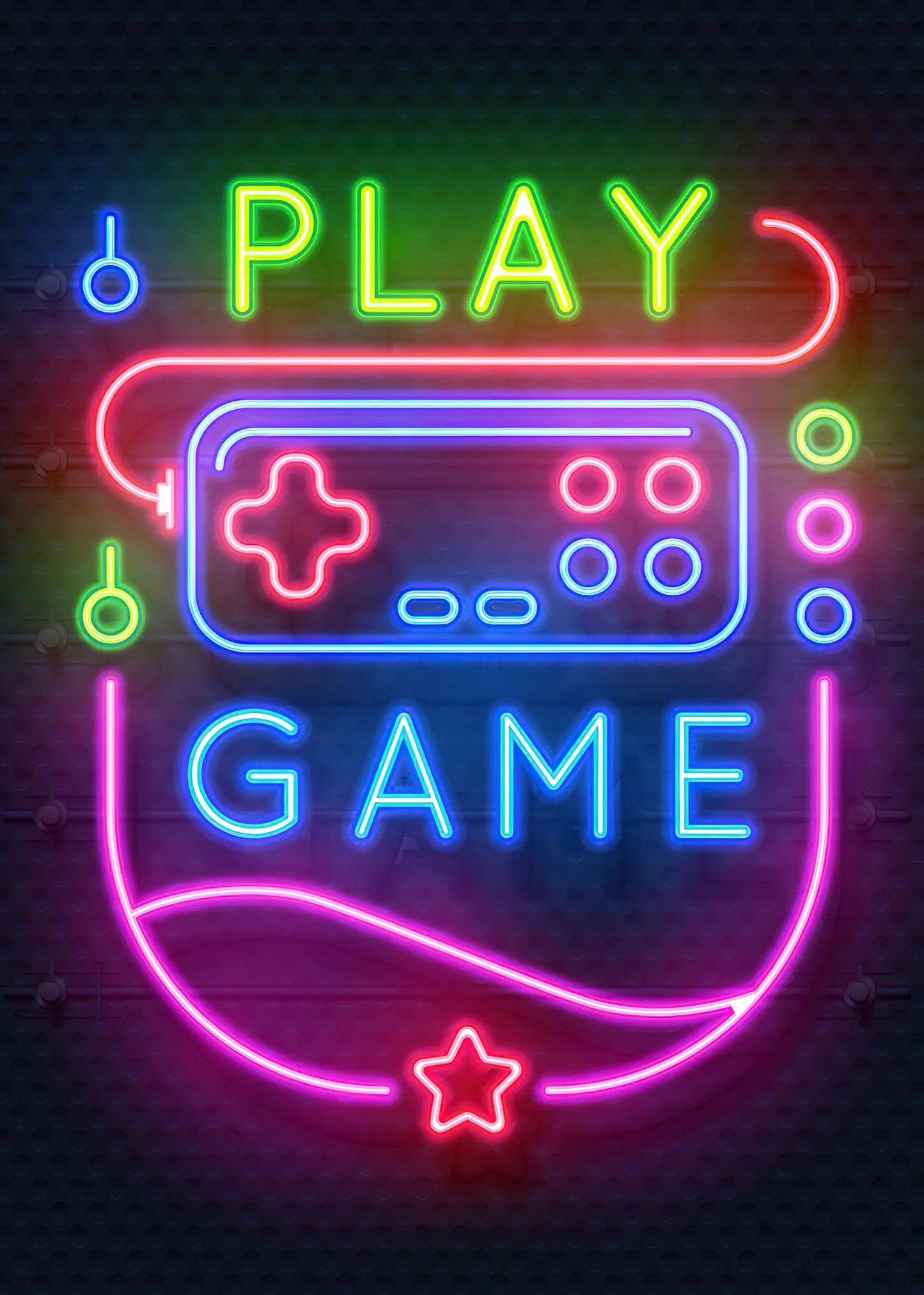 neon wall art
