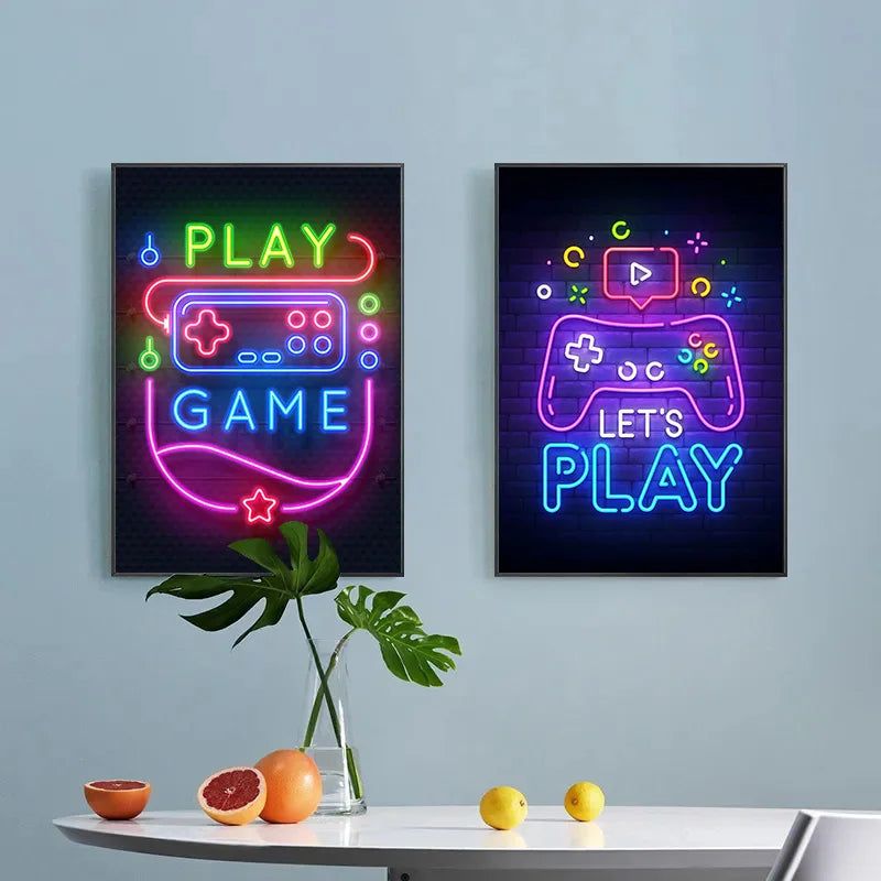 neon wall art
