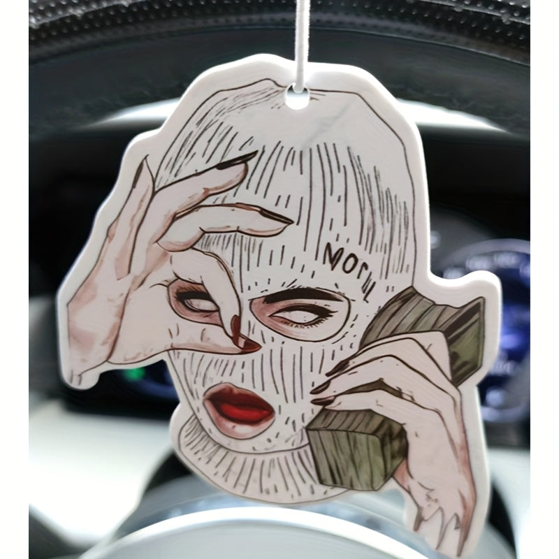 1pc/5pcs/10pcs Miniature Figure Air Freshener Paper Scented Tablets for Car