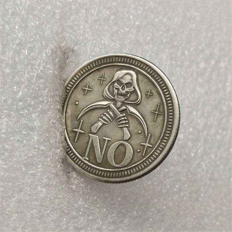 YES Or NO Lucky Coin, Make Decision Souvenir Coin, Double Sided Badge, Collectible Beautiful Gifts