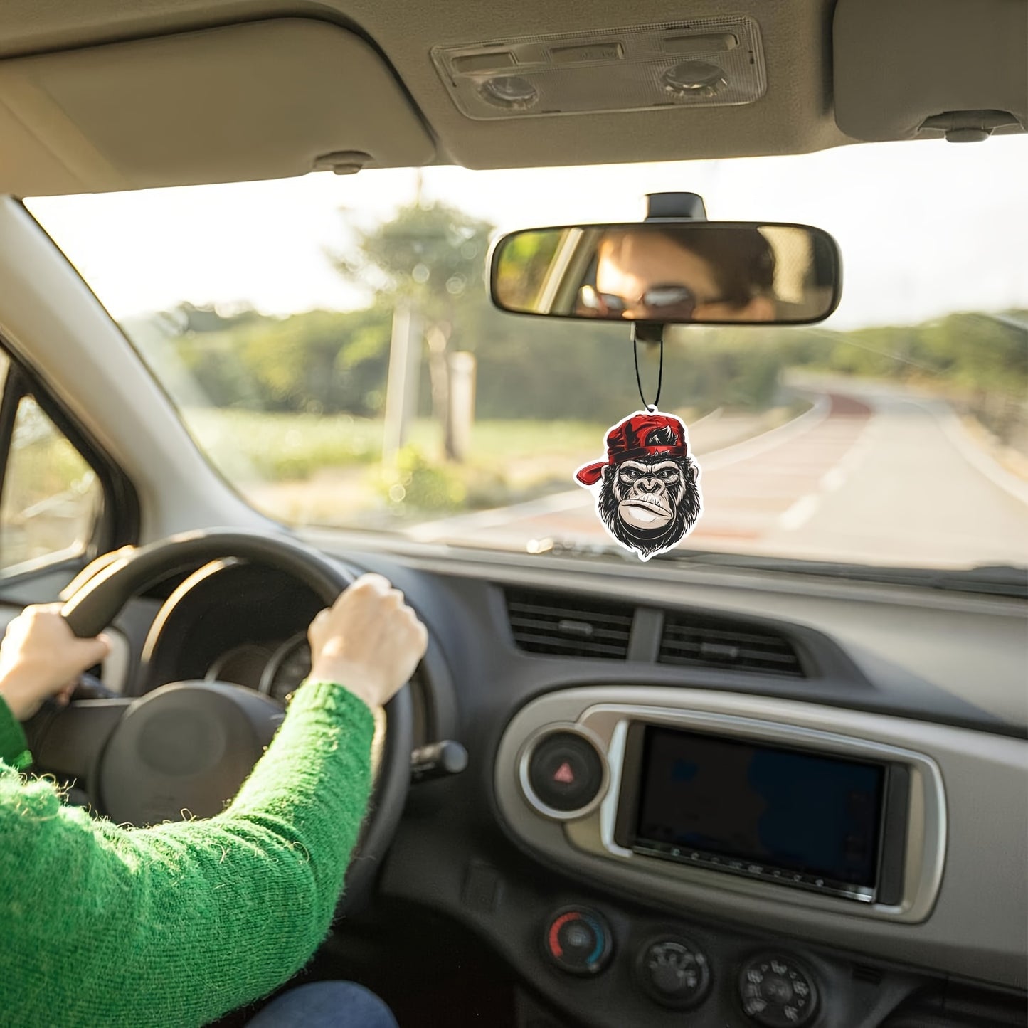 Cool Gorilla Car AromaRelax Tablets, Wardrobe Air Fresheners, Perfumes, Rearview Mirror Decorations, Car Accessories Interior Pendants