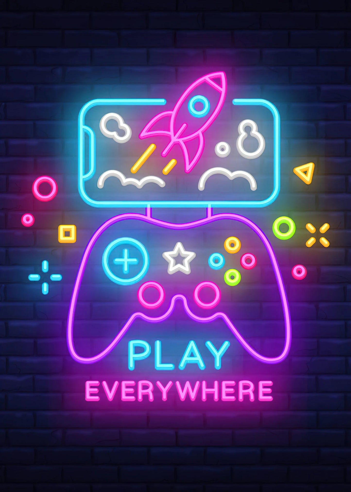 neon wall art
