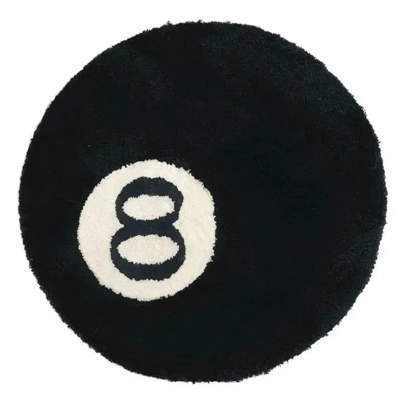 pool 8 game room rug