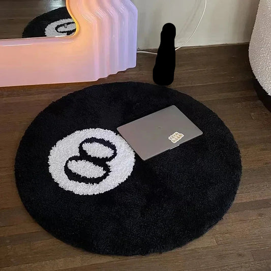 pool 8 game room rug