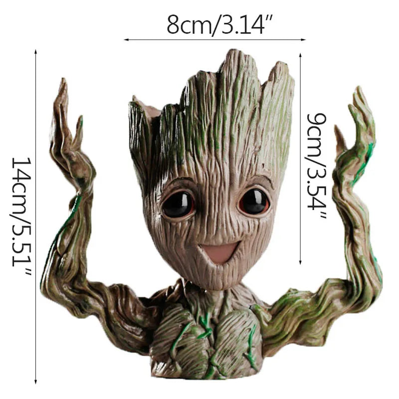 Groot cartoon statue