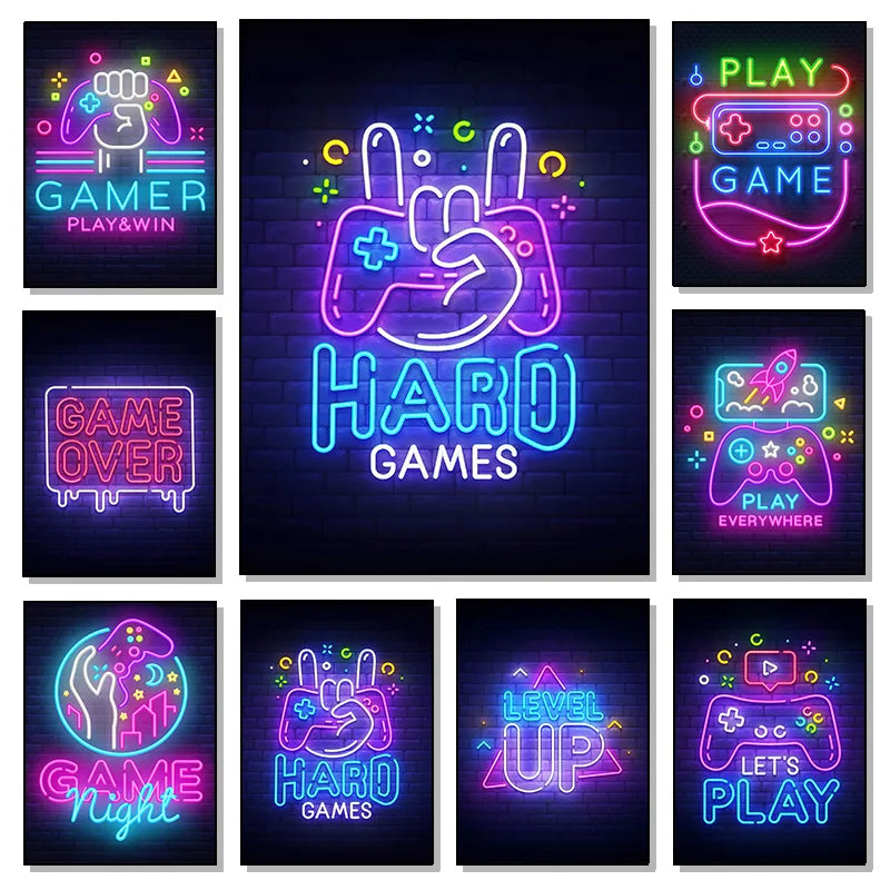 neon wall art