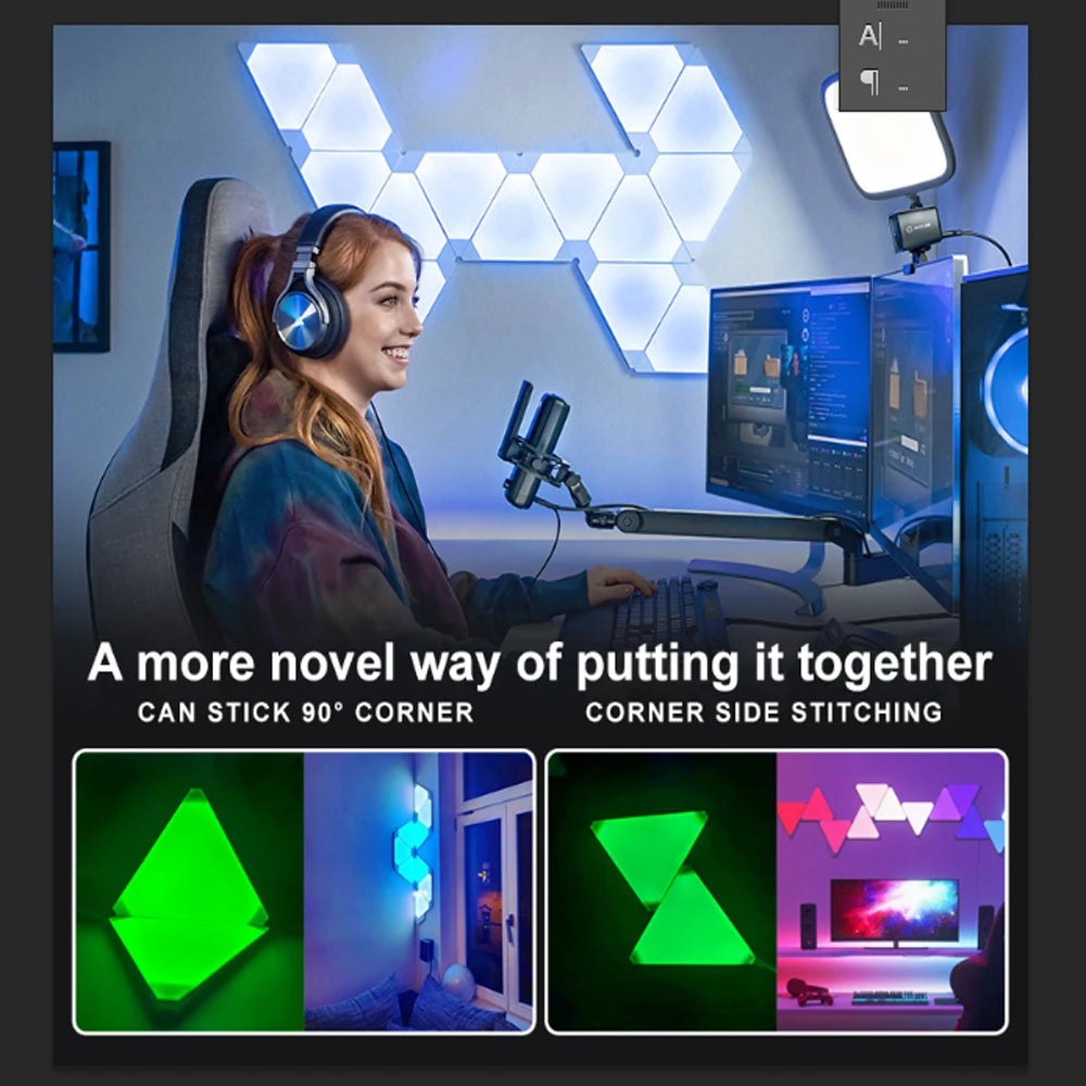 Super Thin LED Triangle Lamps