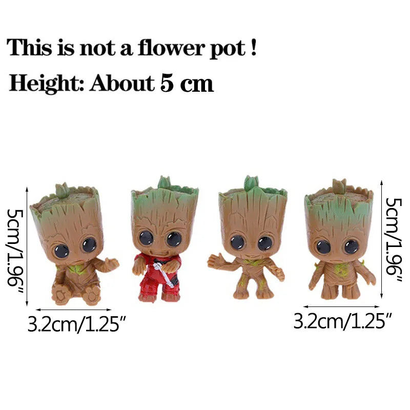 Groot cartoon statue