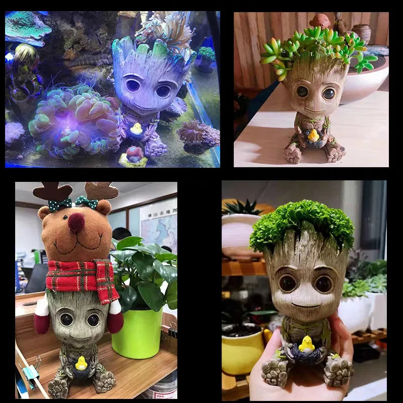 Groot cartoon statue