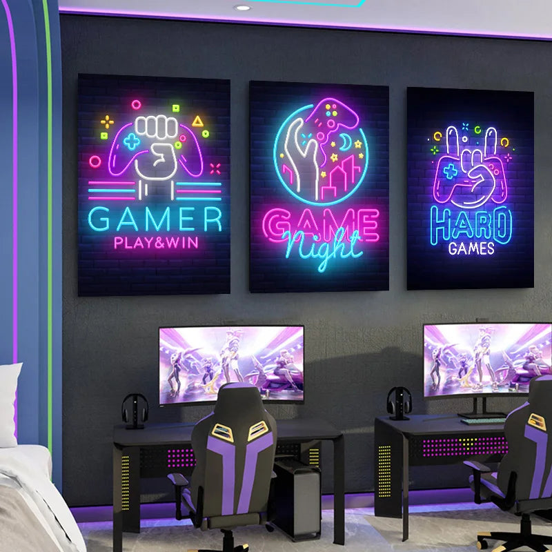neon wall art