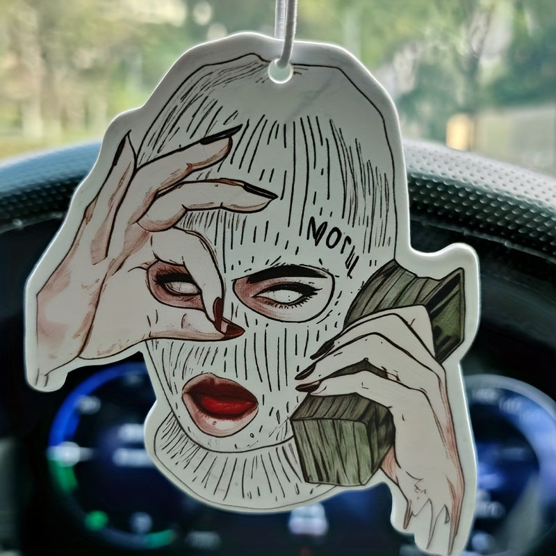 1pc/5pcs/10pcs Miniature Figure Air Freshener Paper Scented Tablets for Car