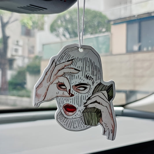 1pc/5pcs/10pcs Miniature Figure Air Freshener Paper Scented Tablets for Car